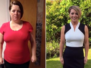 PT Centre customer before and after a fitness programme