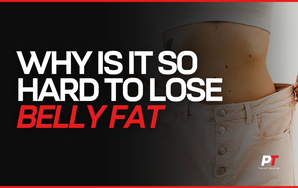 belly fat loss journey with strength training and nutrition